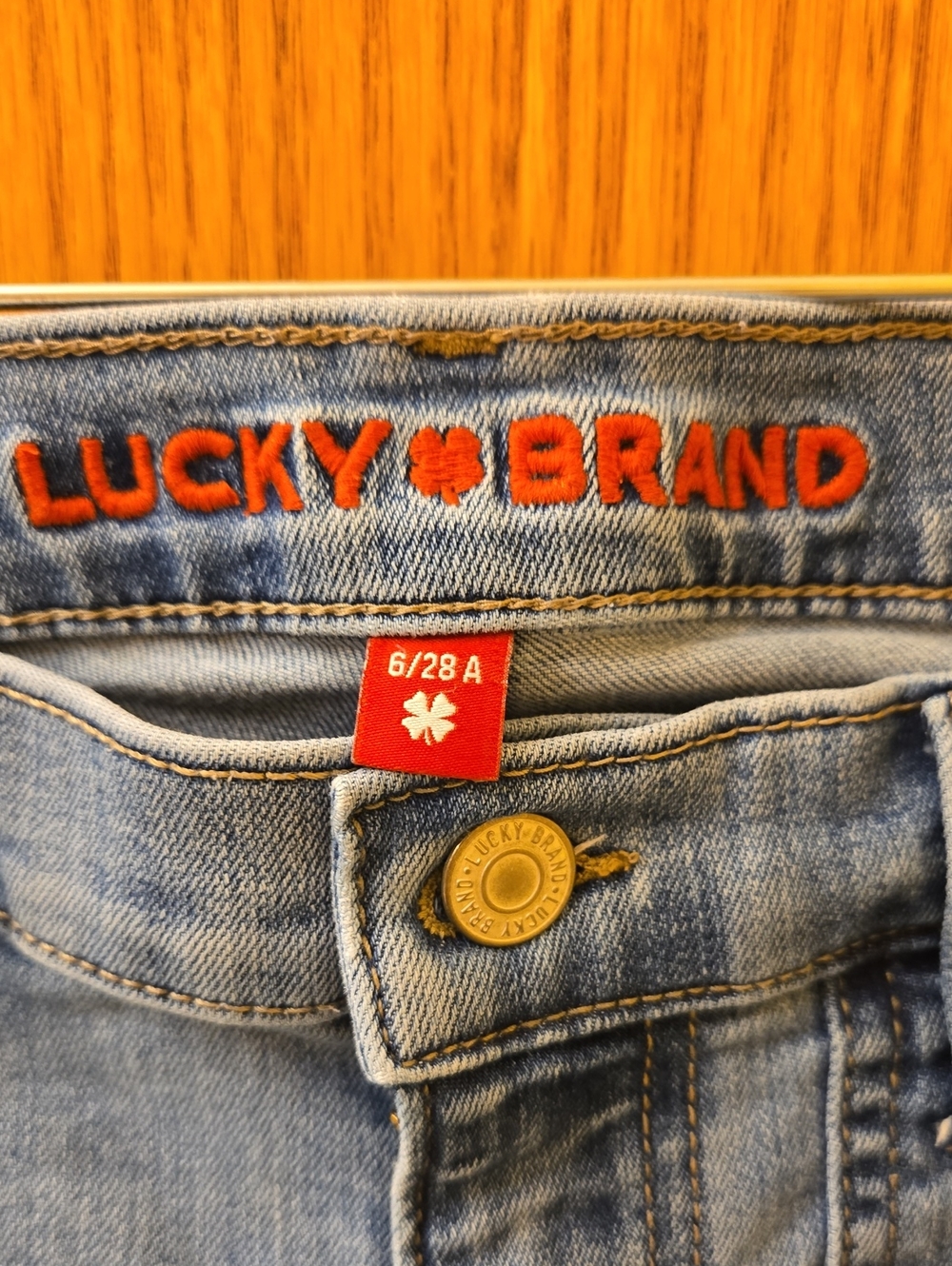 Lucky Brand Jeans Stevie High Rise Flare Size 6/28 - Picture 4 of 6